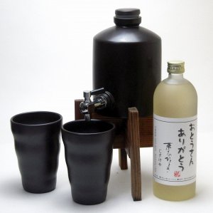 麦焼酎と焼酎サーバーのセット