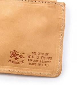 キーリング付き レザーコインケース