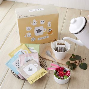 花とコーヒーのセット