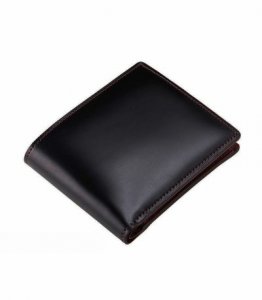 コードバン&シラサギレザー 小銭入れ付き札入れ