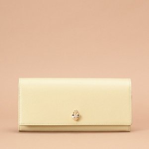 ハートロックモチーフ かぶせ長財布