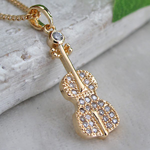 楽器モチーフネックレス