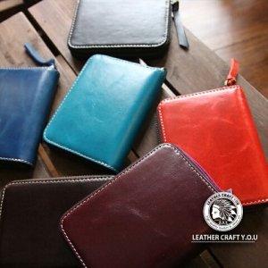 レザークラフト優（LEATHER CRAFT Y.O.U） 革小銭入れ