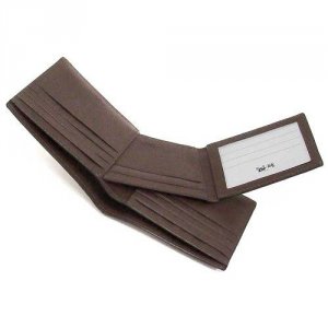 スポーツ カーフ レザー コンパクト ID ウォレット