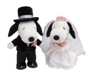 スヌーピーのぬいぐるみ電報　