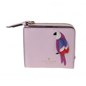 オウムモチーフ スモール Lジップ バイフォールド ウォレット