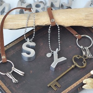 イニシャルキーホルダー