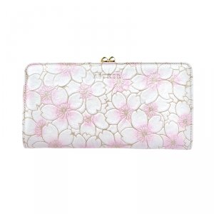 サクラ 長財布 がま口