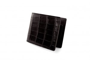 スモールクロコ 小銭入れ付き二つ折り財布
