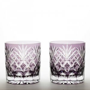 硝子工房 彩鳳 ペア切子グラス