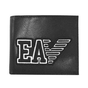 二つ折り財布 ロゴ エンブロイダリー