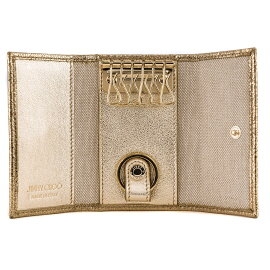 ネプチューン マルチメタリックミックス スタースタッズ付き グリッターレザー キ―ケース