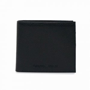 ウォレット タンブルレザー製 ロゴ＆コインパース