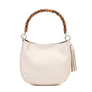 ソフトシュリンクバンブーハンドル・2WAYショルダーバッグ