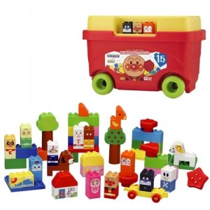 ブロックラボ アンパンマン はじめてのブロックワゴン