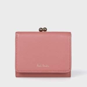 スワールトリムインサイド がま口 三つ折り財布