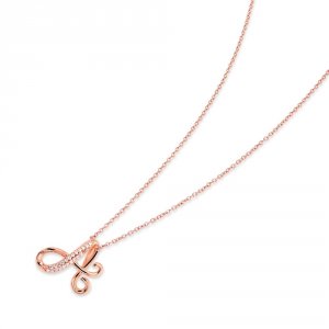 ニューヨークからの贈り物（Gift from New York） ピンクゴールドネックレス