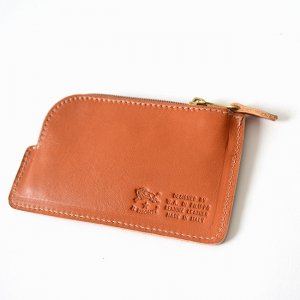 キーリング付き レザーコインケース