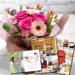 花束とカタログギフトのセット