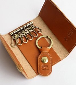 キーリング付き スナップボタン 6連キーケース