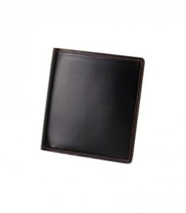 コードバン&シラサギレザー コンパクトカード札入れ