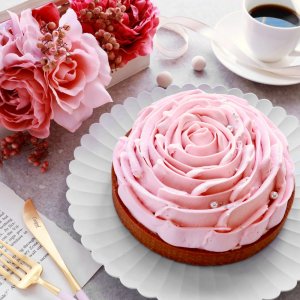 バラのケーキ