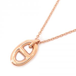 エルメス（HERMES） ピンクゴールドネックレス