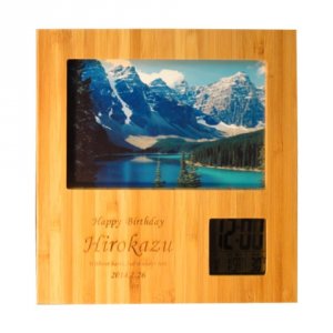 メッセージ入りの時計