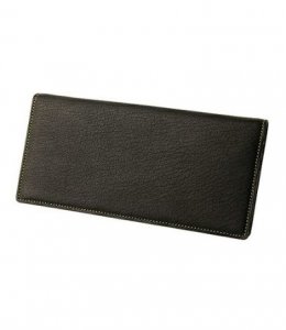 ディアスキンⅡ ファスナー付き通しマチ長財布