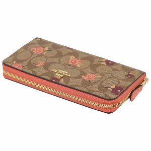 シグネチャー ピオニー アコーディオン ジップウォレット