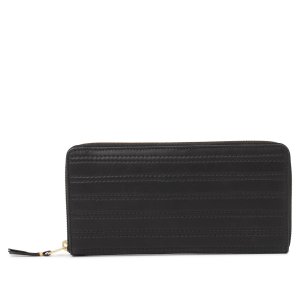 エンボス ラウンドファスナー 長財布