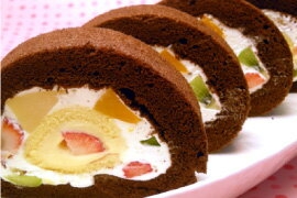 菜菓亭 ロールケーキ