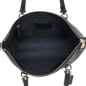 プレーリー サッチェル ポリッシュド ペブル レザー ハンドバッグ