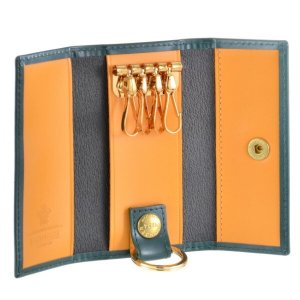 ブライドルレザー 4フック キーケース