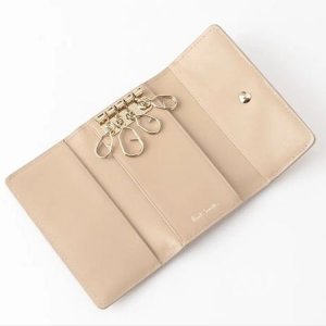 インセットクロスオーバーストライプ キーケース