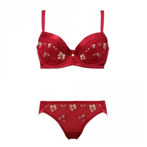 AMOSTYLE BY Triumph　チャーミングラマー ブラ＆ショーツセット