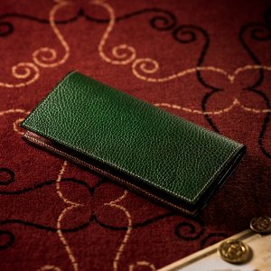 ロッソピエトラ V字マチ長財布