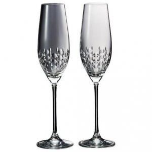 GLASS WORKS NARUMIの名入れシャンパングラス　