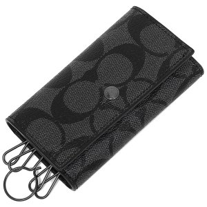 シグネチャー PVC レザー 5連 キーケース