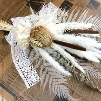 プリザーブドフラワーショー プランオー（PLAN O） ドライフラワースワッグ