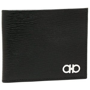 ダブル・ガンチーニ 型押しカーフ 二つ折り財布