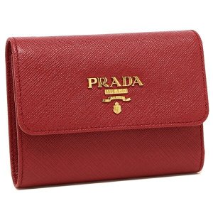 プラダ（PRADA） 革二つ折り財布