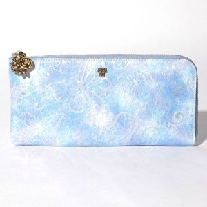 パピヨン 薄マチ長財布