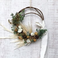 ルルズ（Lulu＊s） ドライフラワーリース