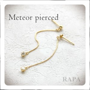 ラパポート（RAPAPORT） ピンクゴールドピアス