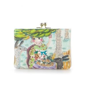 フルーツマーケット  口金折財布