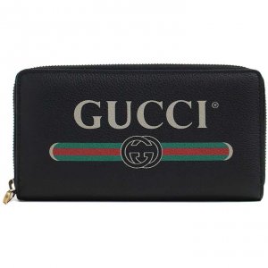 グッチプリント ジップアラウンドウォレット