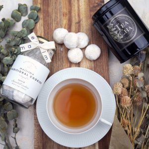 紅茶とクッキーのセット