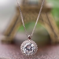 GISELLE EMOTION スワロフスキージルコニア・大粒ネックレス