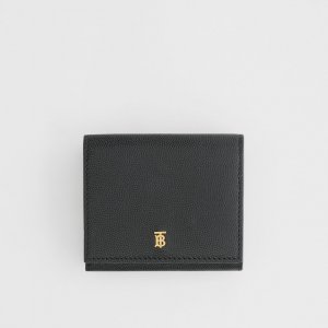 モノグラムモチーフ グレイニーレザー・フォールディングウォレット